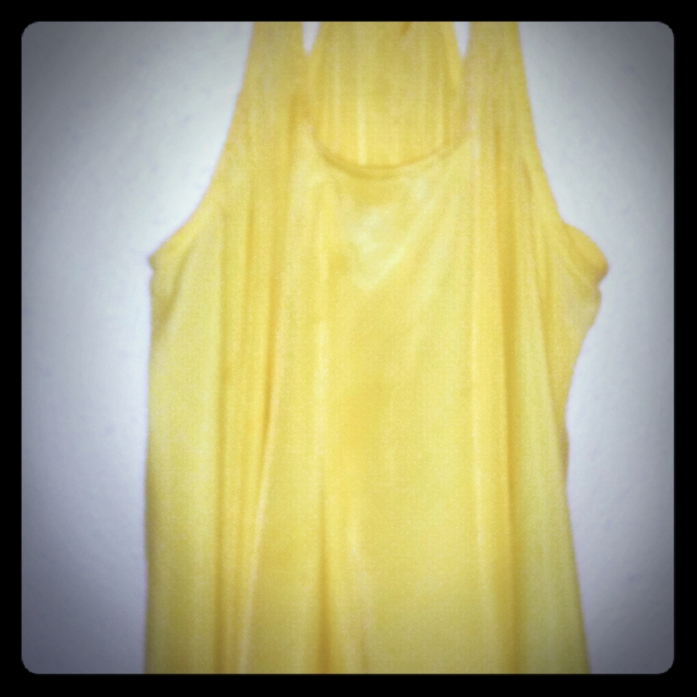 Cute flare yellow shirt
